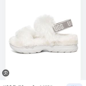 COPY - UGG Fluff Sugar Sandal White